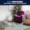 Flash Furniture Kids Recliner, 26" to 39" x 28", Upholstery Color: Purple BT-7985-KID-MIC-PUR-GG - alternate 6